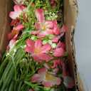 MEIVINES Artificial Flowers 8PCS Silk Flowers with Long Stems, Fake Flowers Bulk Fake Babys Breath, Pink Flowers for Tall Vase Outdoor Garden Wedding Party Home Table (Pink, 8PCS)