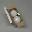 GE Basic LED Light Bulbs, 75 Watt, Soft White, A19 (2 Pack)