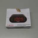 Timex T231G AM/FM Dual Alarm Clock Radio with 1.2-Inch Display and Line-in Jack (Gunmetal) (Black)