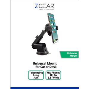 ZGear Universal Phone Mount for Car or Desk - Black
