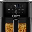 Chefman TurboFry Touch 4-Qt Easy-View Air Fryer w/ 4 Cooking Presets and 450F Hi-Fry Button - Black