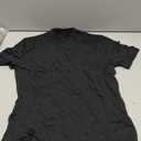 WDIRARA Women's High Neck T Shirts Short Sleeve Fitted Tees Base Layer Tops Black X-Large