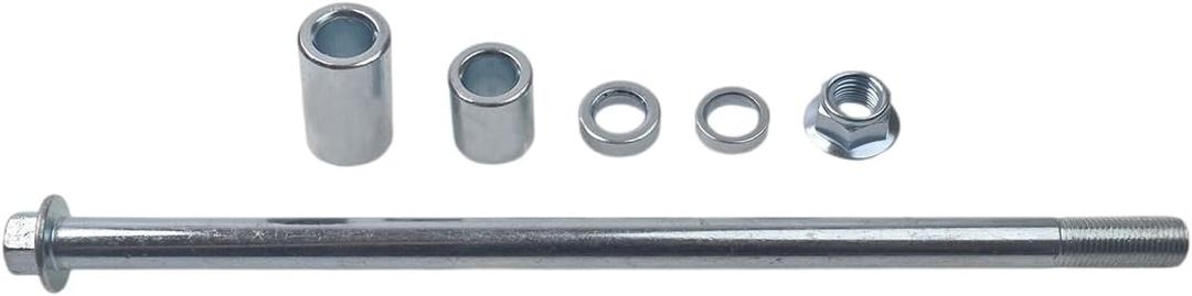 12mm 230mm High-Strength steel alloy Front Rear Axle Kit with 4 Bushings Fit for Mini bike,Pit Pro Dirt Bike, Scooter, QUAD & ATV