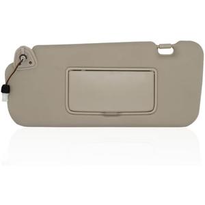CRAZYPARTS Left Driver Side Sun Visor Compatible with Nissan Murano 2009 2010 2011 2012 2013 2014 Sunshade Replacement # 96401-1AA1B (Beige)