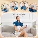 Mothers Day Gifts & Birthday Gifts for Mom Wife Men, Portable Heating Pad Heated Weighted Blanket for Neck, Shoulders & Back Extra Large 25"x37" Full Back Heating Pad Auto Shut-Off