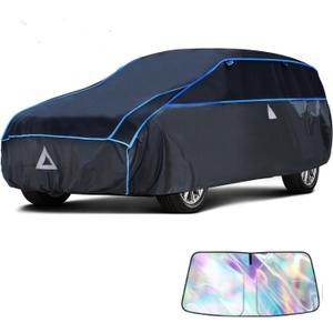 SUV Hail Protector Car Cover with Thick Multi-Layered EVA | Gift Windshield Sun Shade | Custom Fit Toyota RAV4, Honda CR-V, Nissan Rogue, Chevrolet Equinox, Outback etc.