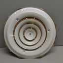 HVAC Premium 8'' Round Ceiling Diffuser - Easy Air Flow - HVAC Vent Duct Cover [White] - [Outer Dimensions: 12'']