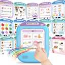 QuTZ Talking Flash Cards, Phonics Flash Cards, Learn to Read with 166 Pages, 29+ Themes, 800+ Words & Fun Facts, 700+ Interactive Games, Toddler Learning Toys for 2-6 Year Old