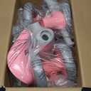 Colorful Lighting Baby Balance Bike Toys for 1 Year Old Girl Gifts, 10-36 Month Toddler Balance Bike, No Pedal 4 Silence Wheels & Soft Seat First Bike, One Year Old Girl Birthday Gifts, Pink