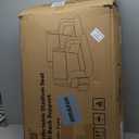 Wide Stadium Seats With Back Support 2 Pack, Exclusive "Sofa Style" Design Extra Thick Bleacher Chairs With Back and Cushion, 6 Reclining Positions - Ultimate Comfort for Sports Events (Black, 22.5")