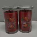 Yankee Candle Medium Pillar Scented Candle, Macintosh, 14.25 oz (2-Pack)
