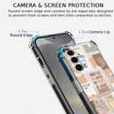 Case for Galaxy S24 with Christian Quotes Design,Jesus God Bible Verse Pattern,Clear Soft TPU Bumper Case,6.2"(Christian,s24)