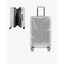 Yotako Upgraded Zippered Clear PVC Suitcase Cover, 24 Inch Luggage Covers for Suitcase Luggage Protector Cover 24''