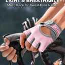 VINSGUIR Workout Gloves for Women and Men, Breathable Weight Lifting Gloves for Gym Exercise, Fitness, Training, and Cycling, with Excellent Grip and Cushion Pads, Small