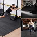3x6 Feet Interlocking Foam Floor Mats (18-Pack) - 0.4"10mm Thick Gym Mats for Home Workouts, Exercise & Play - Puzzle Tiles for Home Gym, Yoga, Kids Area.