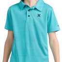 Hurley Performance Polo Shirt, Barracuda Blue, 6