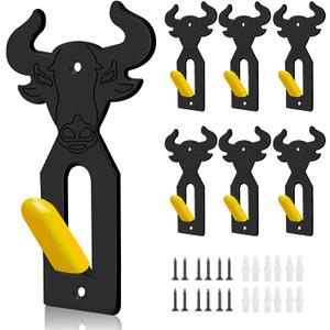 5 x European Mount Skull Hanger, Skull Wall Mount Hanger for Hanging Deer Head, Pronghorn and Other Smaller Skulls, Suitable for Indoor or Outdoor Use 3 Pack
