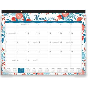 2026 Desk Calendar - Calendar from January 2026 - December 2026,12 Months Desk Pad Calendar, 14.8" x 11.4", Desk Pad, Large Ruled Blocks