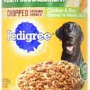 Pedigree Chopped Ground Dinner Weight Management Chicken And Rice Wet Dog Food 13.2 Oz. (12 Count) Best Before 01/02/26
