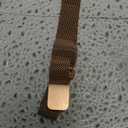 Meliya Stainless Steel Metal Mesh Loop Bands for Fitbit Inspire 3/2/HR - Adjustable Magnetic Wristband Replacement Straps for Men and Women (Rose Gold 02)