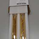 T300/T10 Long Tubular Light Bulb,40 Watt Equivalent E26 Base Amber Vintage Edison Bulb 4W Dimmable Tubular Antique Style Decorative LED Filament Light Bulb, 2700K Warm White,11.8 Inch, 2 Pack