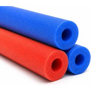 Chochkees Pool Noodles 52" x 2.5" Inch Swimming Hollow Core Foam Tube, Floating Thick Noodles for Floating, Pool Accessories, 3-Pack