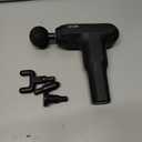 AERLANG Massage Gun with Heat Deep Tissue Back Massager Neck Massager for Pain Relief,Muscle Percussion Massage Gun, Birthday Gifts for Men Women Dad him Handheld Message Gun with 7Heads&Silent (Black)