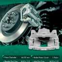 SCITOO Front Brake Caliper With Bracket 18B5044A, 18B5045A Compatible For Dodge Journey 2009-2012