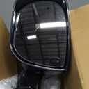 Dasbecan Righ Passenger Side Mirror Compatible with 2013-2018 Hyundai Santa Fe Sport with Heated Without Blind Spot Detection Turn Signal Manual Folding Replace#876204Z005 HY1321201 6 Pins (Black)