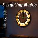 Glow in The Dark 24’’ Large Wall Clock Battery Operated
