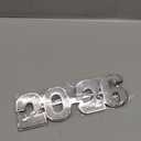 Kanayu 4 Pairs 2026 Glitter New Year Eve Glasses 2026 Number Eyeglasses Props Sunglasses for Party Supplies(Classic Colors)