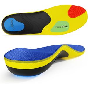 2026 Heavy Duty Support Pain Relief Orthotics - 250+ lbs Plantar Fasciitis High Arch Support Insoles for Men Women, Flat Feet Orthotic Insert, Work Boot Shoe Insole, Absorb Shock with Every Step, Size: MEN 10-12 | WOMEN 12-14 --(305mm)