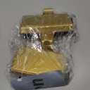 4 Pack Metal Christmas Stocking Holders for Mantle Heavy Duty Stocking Hangers Stocking Hook Christmas Ornaments for Counter Tables Window Fireplace Mantle Decoration (Gold)