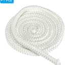 PATIKIL 1/2"x 86" Wood Stove Gasket, Fiberglass Round High-Temperature Resistance Seal Rope Replacement for Stoves Fireplace Door, White
