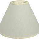 Aspen Creative 32771A Transitional Hardback Empire Shaped Spider Construction Lamp Shade in Eggshell, 18" wide (7" x 18" x 12 1/2")