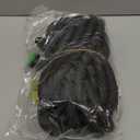 Flexi Hose Expandable Garden Hose with 8 Function Nozzle, 50FT - Lightweight Retractable Garden Hose, Water Hose - No-Kink Flexibility, 3/4 Inch Solid Brass Fittings and Double Latex Core (Black)