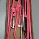 Kids Gymnastics Bar Gymnastic Equipment for Home Adjustable Height Gymnastic Training Bar Gymnastic Stuff for 3-7 Years Old Girls (Pink)