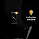 baleaf Women's Athletic Pants Quick Dry Joggers Water Resistant Lightweight Cycling Hiking Ankle Zipper Pockets UPF 50+ (Gray, XL)