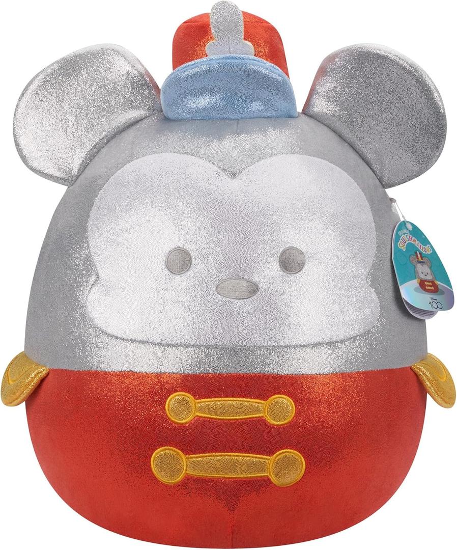 Squishmallows Original Disney100 14-Inch Band Leader Mickey Mouse Plush - Large Ultrasoft Official Jazwares Plush