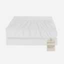 16" Prewashed Deep Pocket Fitted Sheet King Size - Pack of 2 Bed Sheet - Soft Brushed Microfiber - Fits up to 16 inch Mattress - Wrinkle Free, Breathable,Fade Resistant,Easy Care (White,72"*80")