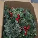 2 Pack 24 Inch Lighted Outdoor Christmas Tree with Lights, Battery Operated Pre-lit Pathway Urn Filler, Christmas Porch Decorations for Home, Porch & Yard