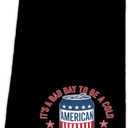 2 x Funny Beer 4th of July Kitchen Towels, American Flag Patriotic Beer Dish Tea Towels for Bar Kitchen Decor, Red White and Blue Independence Day Decorative Hand Towels for Bathroom, 16x24 Inch