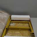 Wokceer Wedding Arch Backdrop Stand Square 6.6FTx6.6FT Gold Metal Balloon Arch Stand Garden Arbor Backdrop Frame for Wedding Birthday Party Baby Shower Photo Booth Background Decoration