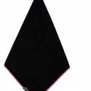 Double-D Golf Magnetic Golf Towel Supporting Breast Cancer Research, Black