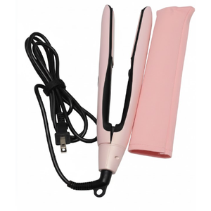 Small Flat Irons for Short Hair, 5s Ultra Fast Heat Up Pencil Flat Iron, Negative Ions Mini Flat Iron for Edges, 3/10'' Travel Mini Hair Straightener with Digital Temp Control, Easy to Use