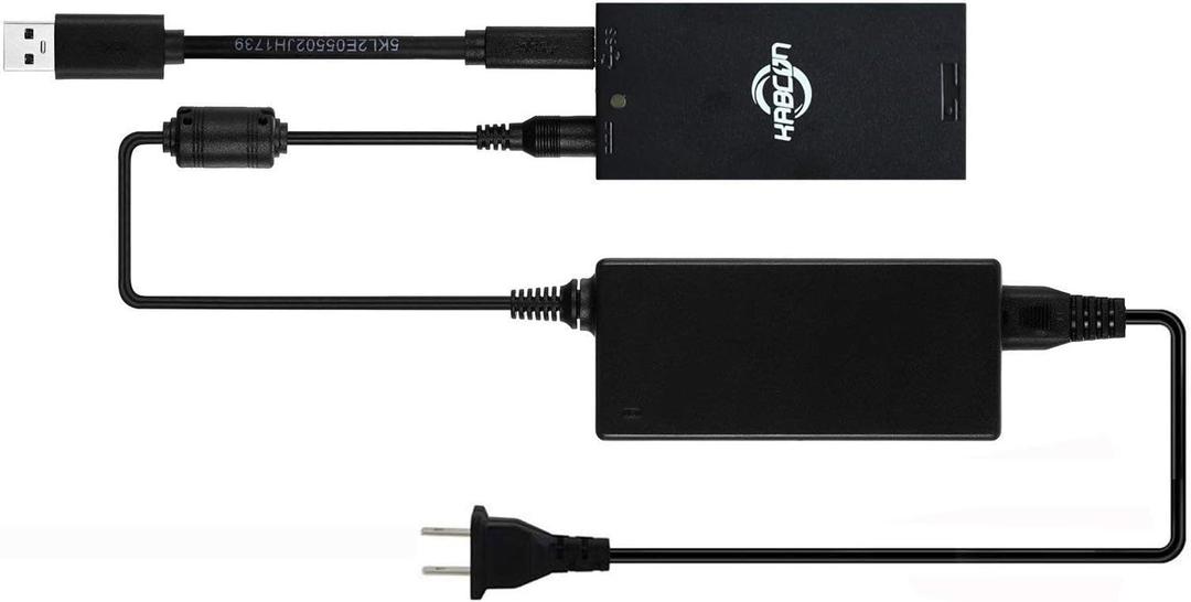 KABCON Kinect Adapter for Xbox One S, Xbox One X, PC Windows 10 8.1 8, [UL Listed] Xbox Kinect Power Supply for Xbox 1S, 1X Kinect 2.0 Sensor
