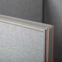 GOF Office Partition Single Panel (End Bar 60" h) 5ft