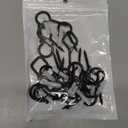 20 PCS Q-Hanger, Screw Hooks for Outdoor String Lights, Safety Buckle Design, Easy Release