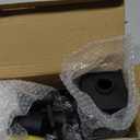 Kitchen Soap Dispenser with Sponge Holder Set for Sink Caddy, Hand Soap and Dish Soap Dispenser with Brush (Black)