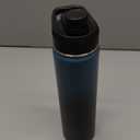 24 oz Insulated Water Bottle with Handle, 304 Stainless Steel Water Bottles with Wide Mouth, Double Wall Vacuum Sports Water Bottle, BPA Free, Keep Cold and Hot, Blue&Black